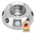 thumbnail image 1 of Intirilife Teapot Warmer in SILVER - Stainless Steel Tea Warmer for Heat Resistant Teapots used with Tealight Candle - Coffee Tea Food Cosy, 1 of 9