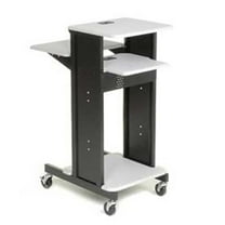 Projector Presentation Cart - Gray & Black