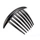 thumbnail image 4 of Peine de pelo lateral de plástico con peines de torsión francesa para mujer con siete dientes, juego de 6 (3 colores cada 2 unidades), 4 of 5