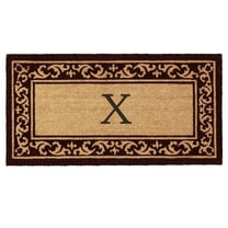 Calloway Mills Kendall Monogram Outdoor Doormat 3' x 6' (Letter X)