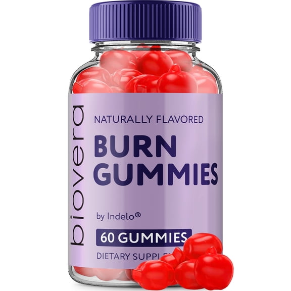 BioveraBurn ACV Gummies Supplement – Biovera Burn ACV Gummy Apple Cider Vinegar 1000MG, 1 Pack, 60 Gummies