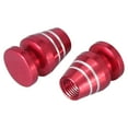 thumbnail image 4 of 4pcs Red Tire Stem Valve Caps Wheel Valve Covers Car Dustproof Cup Shaped Tire Cap, 4 of 6