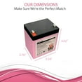 thumbnail image 3 of ACME&nbsp;Security System&nbsp;ALTV248 12v 5Ah Replacement Alarm SLA battery by Charity Battery, 3 of 5