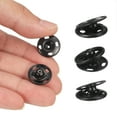thumbnail image 6 of Uxcell 48 Set Sew-on Snap Buttons 6mm Metal Snap Fastener Buttons, Black, 6 of 7