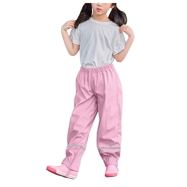 Childrens Thin WaterProof Windproof And Breathable Outdoor Rain Pants