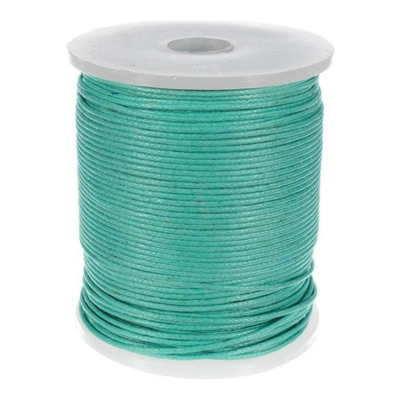 Craft County Waxed Cotton Cord - 1mm / 2mm Macramé Thread 109 Yards / 100 Meter – Variety of Colors