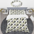 thumbnail image 2 of Designart 'Circular Abstract Retro Geometric II' Mid-Century Modern Duvet Cover Set, 2 of 4