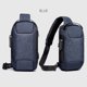 thumbnail image 4 of Bolso bandolera antirrobo para hombre con bloqueo de contraseña Sistema de carga USB Tela Oxford impermeable / azul / Afortunado Sencillez, 4 of 4