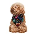 thumbnail image 4 of Naloa Animals Under Water Dog Bandanas 1PC Washable Triangle Dog Scarfs Premium Durable Fabric, for Small Medium Large Dogs and Cats, 4 of 6