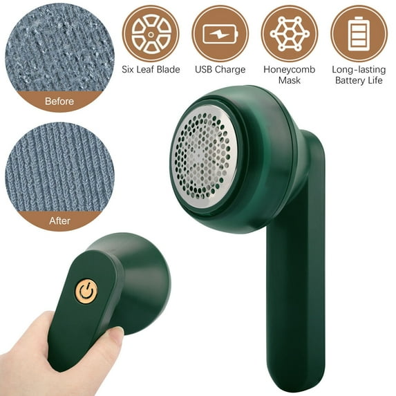 Electric Lint Remover Clothes Cleaner Fabrics Shaver USB Rechargeable Household
