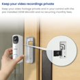 thumbnail image 4 of Lorex Cámara de seguridad con timbre con video inteligente Wi-Fi 2K, color negro, incluye Micro SD de 32 GB, sin tarifa de suscripción, iluminación de seguridad inteligente, visión nocturna, detección, 4 of 5