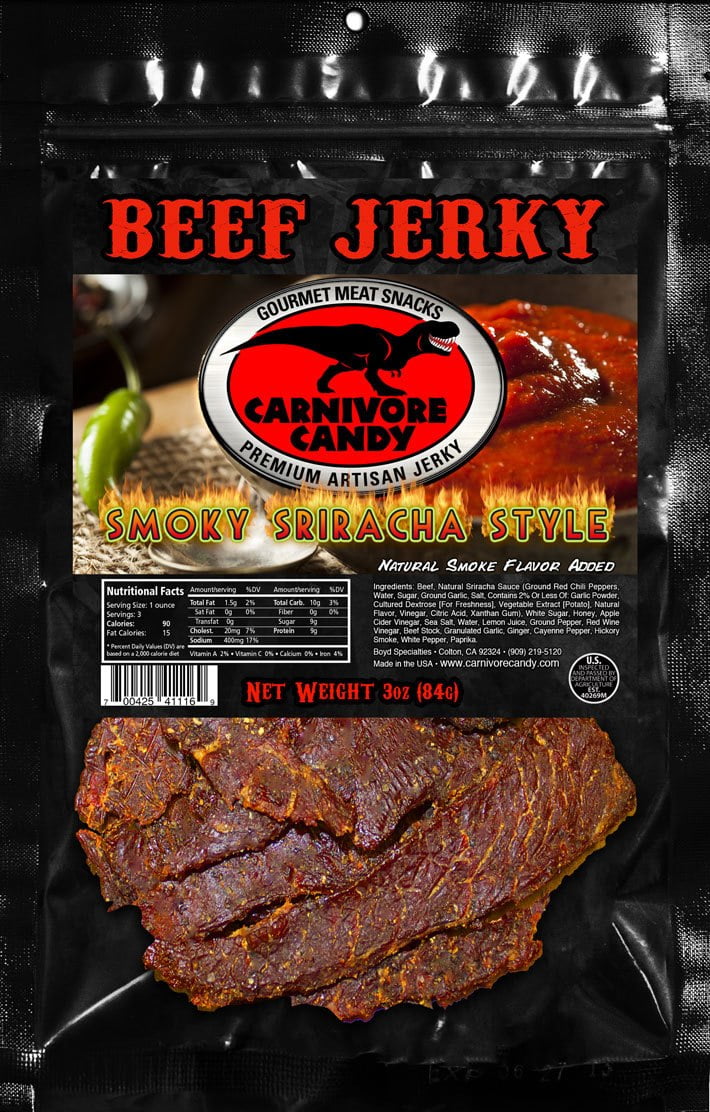 Carnivore Candy Beef Jerky Three Pack Three Beef Poster