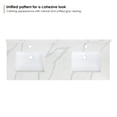 thumbnail image 2 of Altair Design Arbios 60" Quartz Stone Vanity Top in Calacatta White, 2 of 7