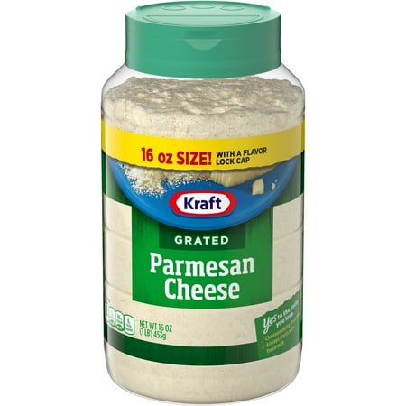 Kraft Parmesan Grated Cheese, 16 oz Shaker