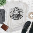 thumbnail image 2 of Beethoven T-shirt, Unisex Women's Men's Shirt Da Da Da Dum Ludwig Van Beethoven Composer 5th Symphony, Heather Ash, Medium, 2 of 6
