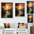 thumbnail image 4 of Designart "Orange Yellow Indian Art euphony Of II" Indian Wall Art Print, 4 of 5