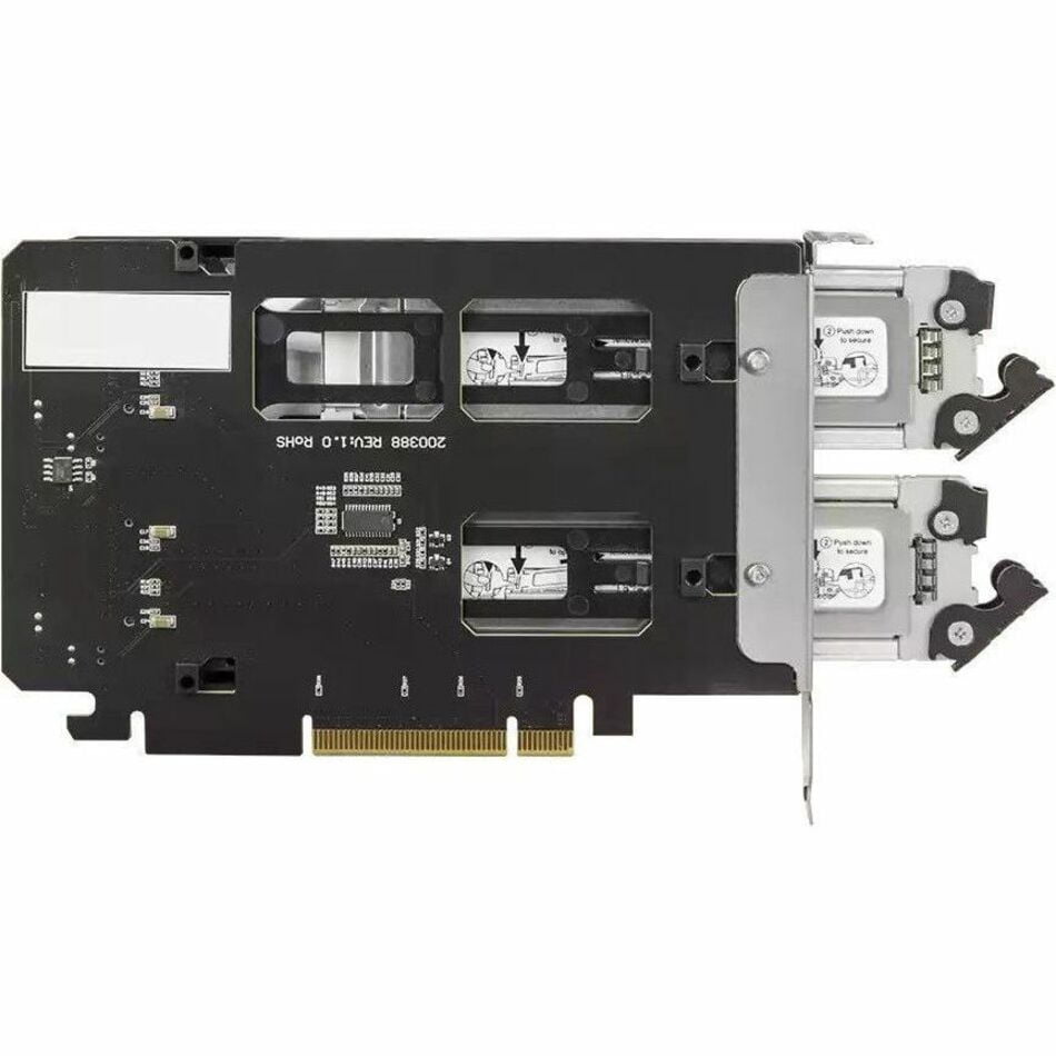 2台 ICYDOCK ToughArmor M.2 NVMe SSD Icy Dock ToughArmor MB842MP-B Solid State SSD Drive Enclosure, PCI