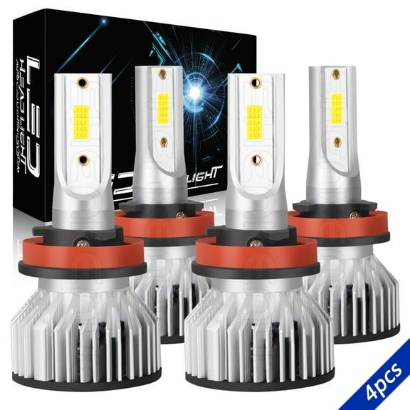 LED Headlight Bulbs Kit White for 2005-2010 Pontiac G6 2006 2007 2008 2009