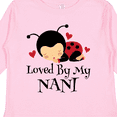thumbnail image 4 of Inktastic Loved By My Nani Girls Long Sleeve Toddler T-Shirt, 4 of 5
