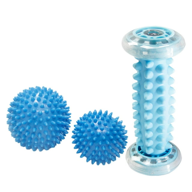 MERIGLARE Rouleau de Massage pour Pieds, Masseur de Réflexologie pour Talon, Ensemble de 3 Pcs