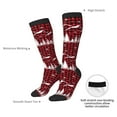 thumbnail image 5 of Picia Women Crew Soft Moisture-wicking Socks Christmas Tree Buffalo Plaid Pattern Design Cotton Socks, One Size fit All, 5 of 9