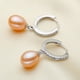thumbnail image 4 of Jumpingount 2X pendiente de perla pendiente de oreja joyería de moda dulce regalo fiesta citas dama accesorios mujeres suministros pendientes de aro Ropa, zapatos y accesorios Miscelánea Rosa Jumpingount AP018762-02, 4 of 6