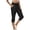 #0209-Black, variant on Karight Capri Pants for Women Drawstring High Waisted Capri Joggers Lightweight Casual Crop Wide Leg Yoga Pants with Pockets
