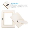 thumbnail image 4 of Uxcell Wooden DIY Photo Frame, 4 Pcs Unfinished Solid Wood Picture Frames for 2.8" x 4.3", Beige, 4 of 6