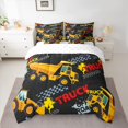 thumbnail image 2 of Homewish Cartoon Truck 7-Piece Twin Bedding Set - Car Theme Kawaii Tractor, 2 of 8