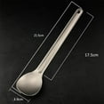 thumbnail image 3 of EDC Spoon Outdoor Long Straight Handle Lightweight Portable Titanium Spoon Fork Set Suitable for Home  Kitchen Outdoor Camping Travel, 3 of 6