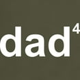 thumbnail image 3 of CafePress - Dad Of Four Dark T Shirt - Men's Classic Graphic Cotton T-Shirt, 3 of 4