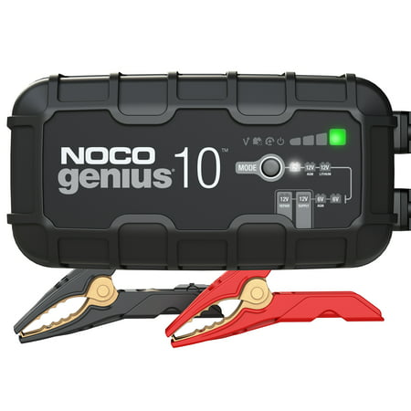 NOCO GENIUS10, 10-Amp Fully-Automatic Smart Charger, 6V And 12V Battery...