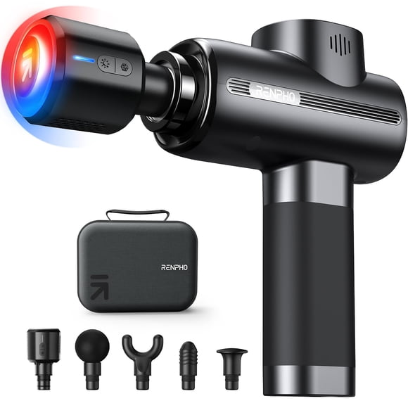 Pistola de masaje RENPHO Thermacool Deep Tissue con calor y frío