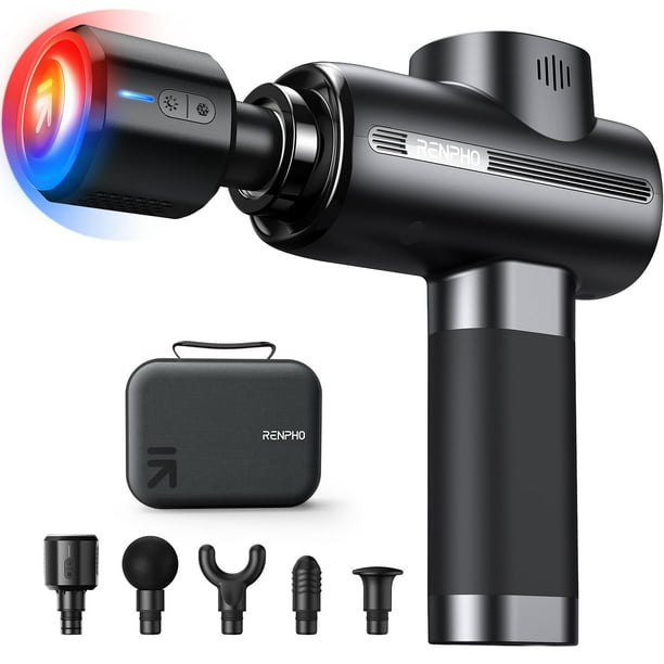 Pistola de masaje RENPHO Thermacool Deep Tissue con calor y frío