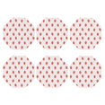 thumbnail image 2 of Pofeuu Strawberry Print Leather Coasters Set of 6, Round Cups Mugs Mat Pad for Home Kitchen Heat Resistant Drink Coasters,Octagon, 2 of 7