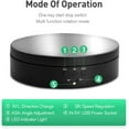 thumbnail image 4 of Turntable Display Stand,360 Degree Electric Motorized Rotating Turntable for Photography Display, Jewelry, Watch,45/90/180/360 Degree, 4 of 8