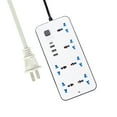 thumbnail image 1 of Labymos Multiprise avec 6 Prises AC & 3 USB 1 Port Type C 6 Pieds, 1 of 8