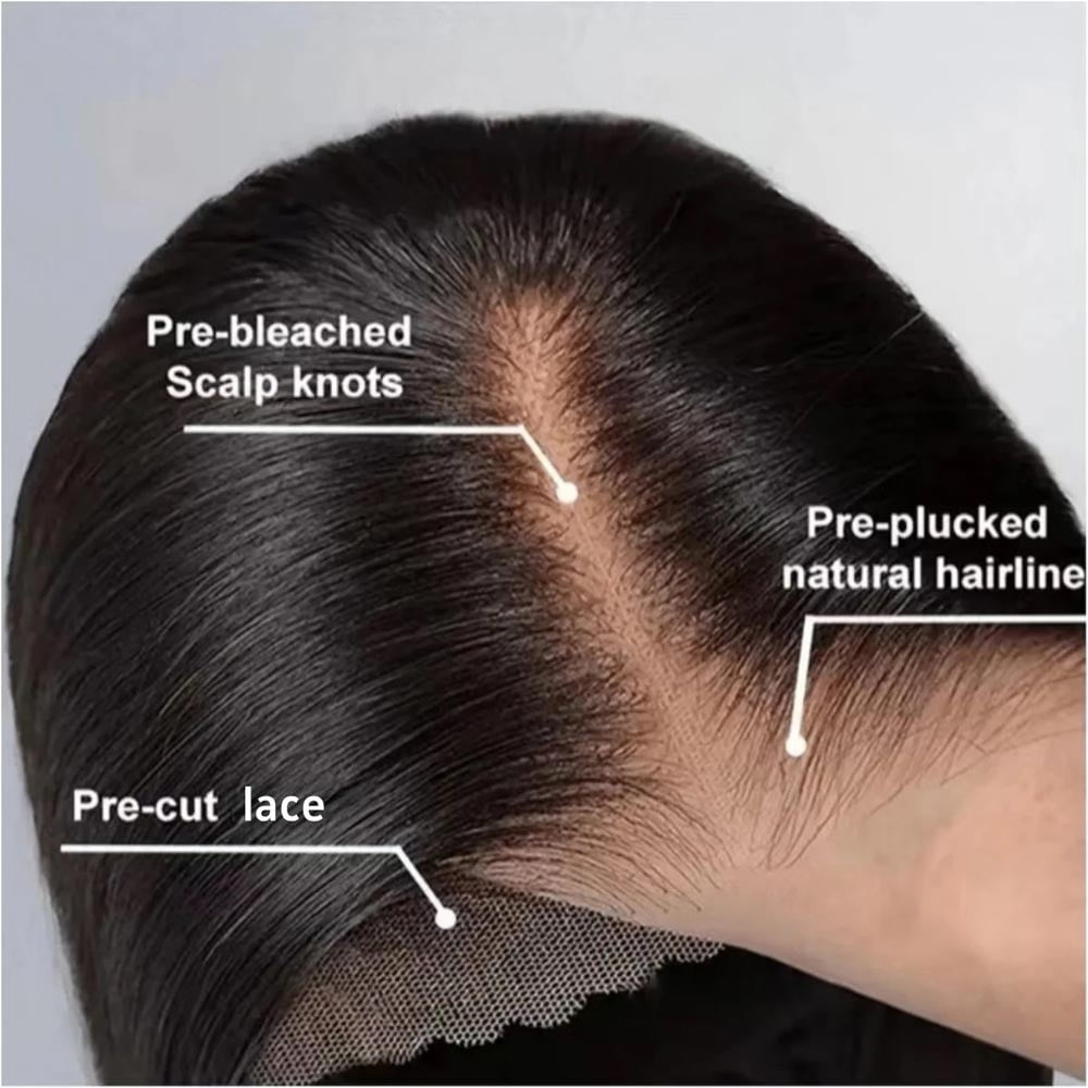 Straight Lace Front Wigs Pre Plucked Human Hair 6×4 Glueless Lace Front Wigs for Women