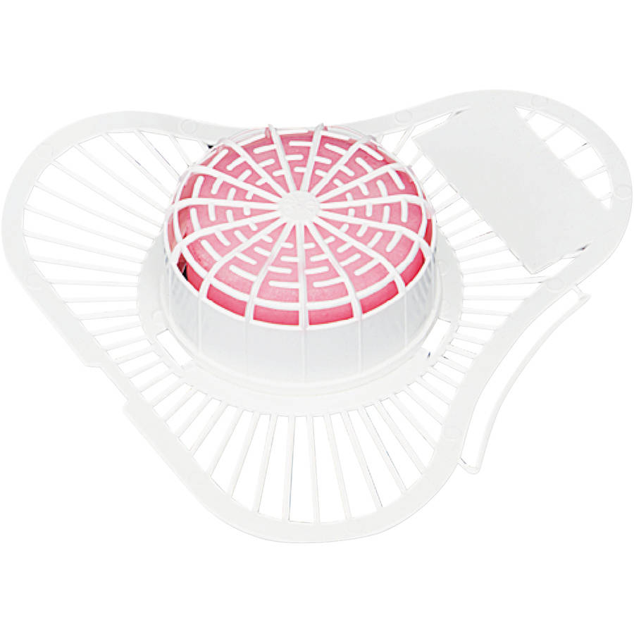 Boardwalk Urinal Screen w/ Para Deodorizer Block, Cherry, 12/Box