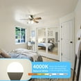 thumbnail image 3 of LED Ceiling Fan Light Bulbs 120V 60W Light Bulb Equivalent, E12 Candelabra Base LED Light Bulbs Natural White 4000K, 600LM E12 Small Base LED Light Bulbs for Ceiling Fans, Non-Dimmable, 8 Pack, 3 of 9