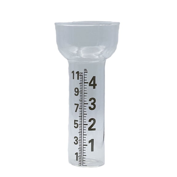 Laboratory Grade Borosilicate Glass Rain Gauges for Garden Yard Weather Monitor