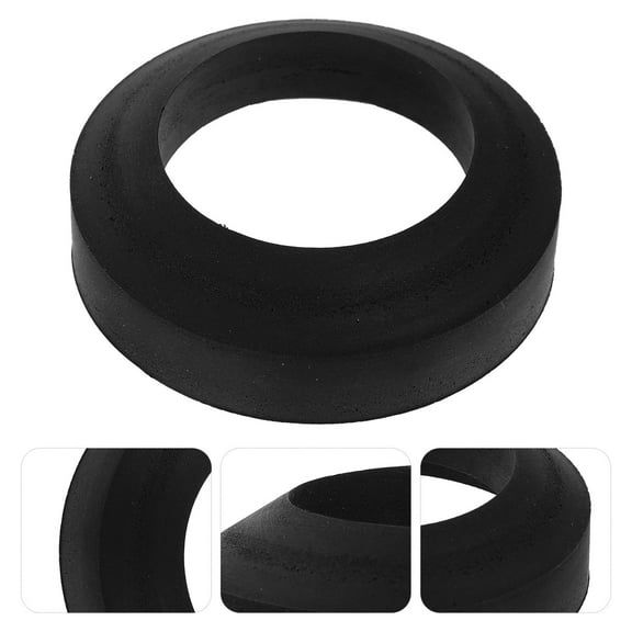 RENACLIPY Toilet Tank to Bowl Seal Rubber Black Durable and Easy to Install