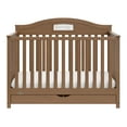 thumbnail image 4 of Graco Story 5-in-1 Convertible Baby Crib with Drawer and Reversible Headboard, Hazelnut, 4 of 18