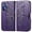 Purple, variant on Compatible with Motorola Moto G Stylus 5G 2022 Wallet Case for Women, Leather Flip Folio with Kickstand Magnetic and Card Holder Protective Case for Moto G Stylus 5G 2022 Butterfly Blue SD