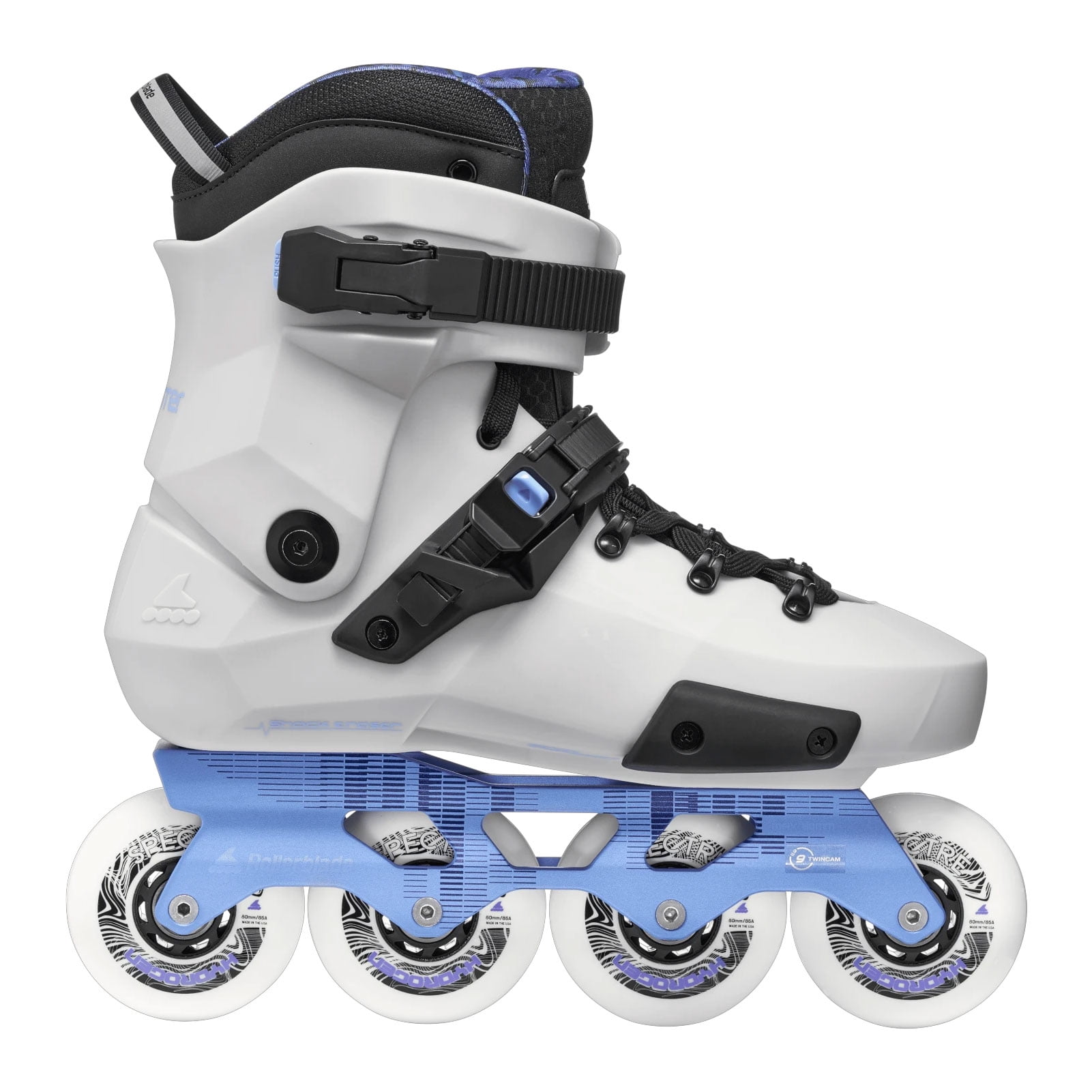 ROLLERBLADE Men's Twister XT Gray Pearl/Periwinkle Inline Skates, Size: 10/10.5