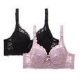 thumbnail image 4 of Tauxra Bras for Women,Casual Front Closure Everyday Bra with Lift Support,2 Pcs Women's Bra, 4 of 5