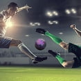 thumbnail image 2 of Toystoory La PU respetuosa del medio ambiente hizo los balones de fútbol con el arte exquisito y los balones de fútbol reflexivos de la vida de Tenis Talla 4, 2 of 6