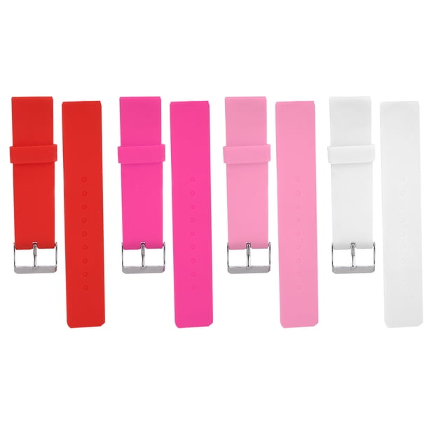 Correa de reloj de repuesto, 4 piezas, unisex, estudiante, 20 mm, accesorio para reloj, correa de reloj, valor inmejorable Jadeshay A