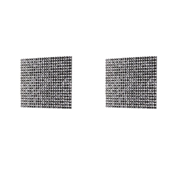 Advancent Cinta de diamantes de imitación de cristal accesorios de ropa pegatina presente decoración suministros para el hogar negro 8 pegamento de Type2 NO2 Advancent CBP223925