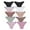 10pack A, variant on FINETOO 6 Pack Cotton Underwear for Women Cheeky High Cut Breathable Hipster Bikini Striped Panties Pack S-XL
